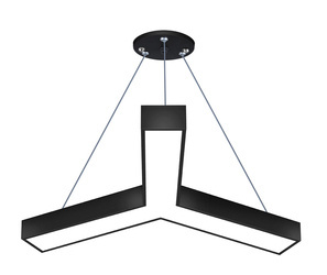 Lampa sufitowa wisząca LED 30W | kształt Y | aluminium | CCD niemrugająca | Φ90x10x6 | LPL-001
