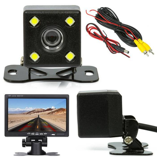 Kamera cofania HD Night Vision | 4 diody LED | IR | PZ412
