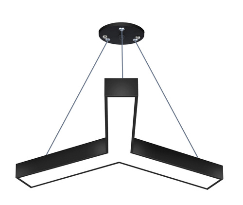 Lampa sufitowa wisząca LED 30W | kształt Y | aluminium | CCD niemrugająca | Φ90x10x6 | LPL-001