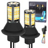 2w1 Światła LED do jazdy dziennej | AUTOMAT | PY21W 81 SMD 3030