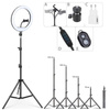 4w1 | Lampa pierścieniowa 260 mm | Statyw regulowany 210 cm | Ładowarka sieciowa WA-001 | Pilot Bluetooth iOS / Android | SENY 260T
