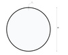 Lampa sufitowa wisząca LED 80W | okrągła pełna | aluminium | CCD niemrugająca | Φ80x6 | LPL-005