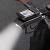Lampa rowerowa 3w1 LED z klaksonem | Uchwyt na komputer GPS Garmin  lub telefon | Inteligentne oświetlenie z wbudowanym akumulaorem | 05BQ0062