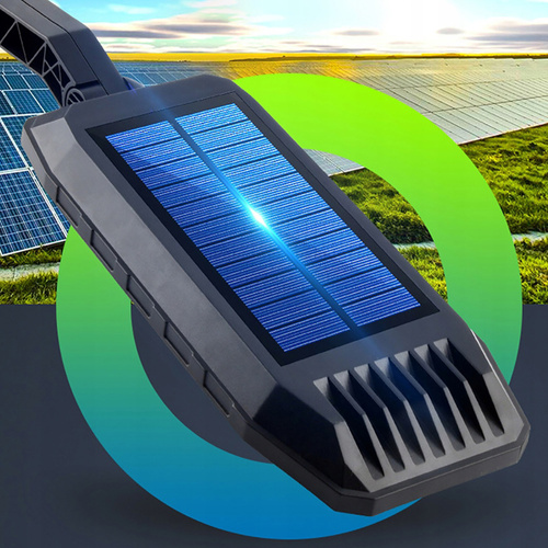 Ogrodowa lampa solarna LED z czujnikiem ruchu i zmierzchu IP65 | 120 diod LED COB | Pilot IR | LD-120COB-1S