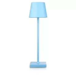 Lampka stołowa z wbudowanym akumulatorem | Dotykowa lampka nocna | HJA28-BLUE-1