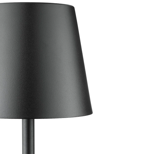 Bezprzewodowa lampka stołowa | Dotykowa lampka nocna z regulowaną barwą światła | Lampka USB | HJA28C-BLACK