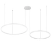 Dwuczęściowa Nowoczesna lampa wisząca | LED | Biała | RLK-C02-38W-W
