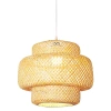 Ręcznie robiona lampa bambusowa wisząca | BOHO | Chiński żyrandol