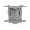 Łącznik kątowy wewnętrzny do maskownicy 40 × 20 mm | Nakładka narożna do listwy kablowej | Estetyczne połączenie pod kątem 90° | CDT-04-Grey