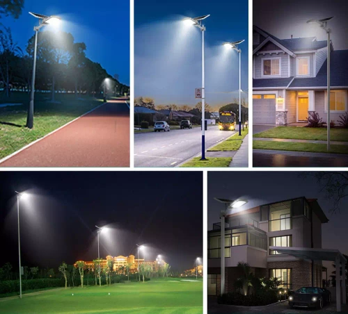 Uliczna latarnia, lampa solarna LED 2000W | 20Ah, IP65, 628 LED SMD5730 | duży panel słoneczny 6V/25W | Pilot | LDT-B628