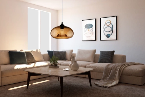 Nowoczesna szklana lampa wisząca | Brązowa | GB-D28-BR