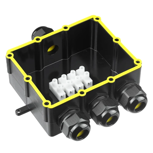 Hermetyczna puszka kablowa IP68 4-torowa  | Złącze elektryczne 450V 24A do kabli 3–6 / 4–8 / 8–12 / 10–14 mm | M686-S