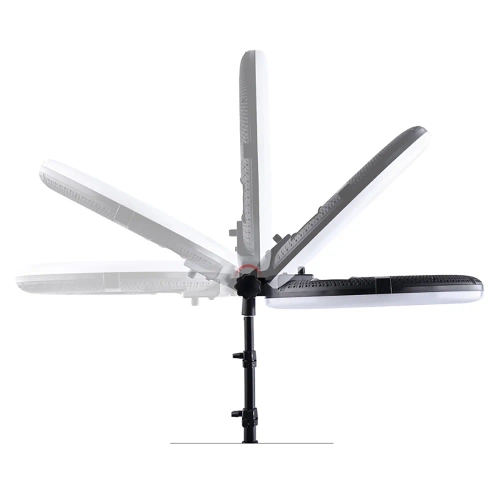 Zestaw lampy pierścieniowej 45 cm ze statywem 210 cm | Profesjonalna lampa do streamingu lub makijażu |