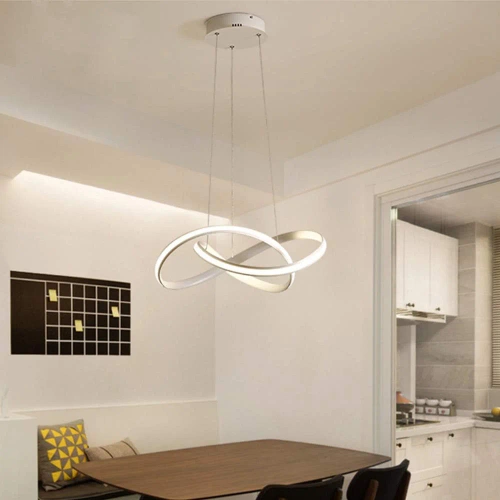 Nowoczesna lampa wisząca | LED | Biała | RLA-48W-W