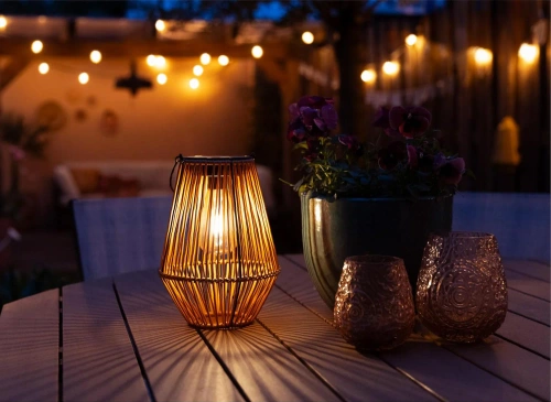 Bezprzewodowa lampa solarna w stylu BOHO | Rattanowa, ogrodowa lampa z uchwytem | JX21-Bamboo