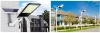 Uliczna latarnia, lampa solarna LED 2000W | 20Ah, IP65, 628 LED SMD5730 | duży panel słoneczny 6V/25W | Pilot | LDT-B628
