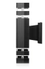 Lampa ogrodowa, kinkiet zewnętrzny elewacyjny | 2x E27, IP54 | BD-C218