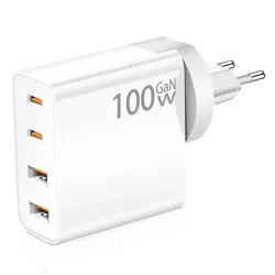 GAN | Ładowarka sieciowa 100W z portami USB 3.0 i USB-C