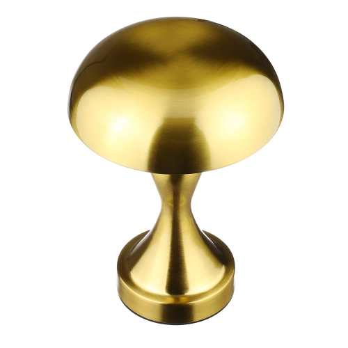 Lampka stołowa LED Grzybek | Bezprzewodowa lampka do hotelu, restauracji | Nocna lampka dotykowa | HJA24-A-GOLD