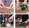 Nawilżacz powietrza LED | Ultradźwiękowy nawilżacz powietrza z funkcją lampki nocnej | LA-0621-GREEN