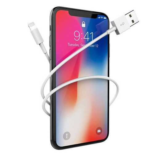 Certyfikowany kabel do Iphone | 1M | MFI | 18W | MFI-01-1M-Lightning-White