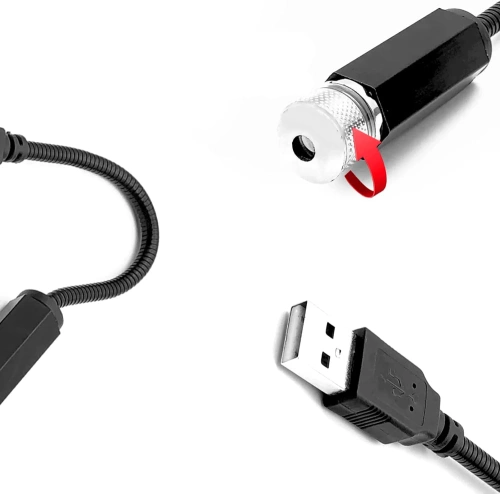 PROJEKTOR GWIAZD | Projektor USB do samochodu