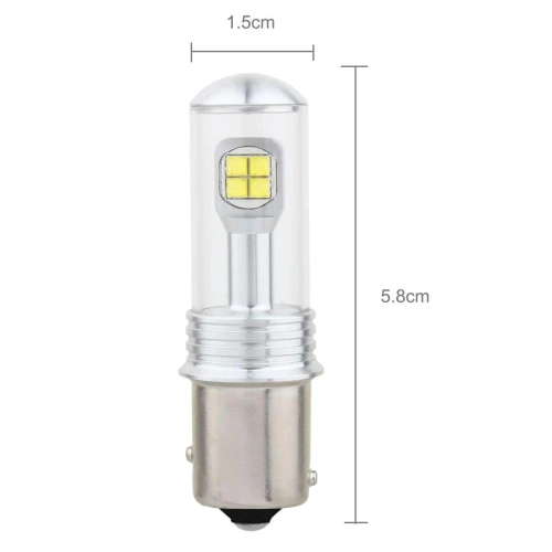 Komplet żarówek samochodowych LED BA15S 40W 1800lm
