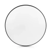 Czarny, okrągły plafon LED 24W | Niemrugający CCD panel natynkowy | RLB-C30W-B