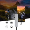 Rozdzielacz USB-C na 3x USB + kart SD + TF | adapter, rozgałęźnik typ C 5w1 | HUB