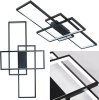 Nowoczesna lampa sufitowa | Plafon LED | Czarna | XL-016-82W-B
