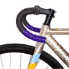 Antypoślizgowa taśma na kierownicę z odblaskiem | Owijka rowerowa EVA+PU 3,5mm Gravel | XKHBD-1-BL