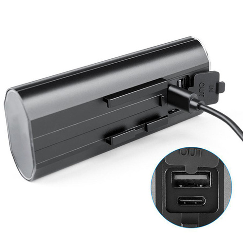 Przednia lampka rowerowa PREMIUM | aluminium | 3x dioda LED XM-L T6 CREE, 750lm, 6 trybów świecenia, akumulator 3000mAh | powerbank | L9