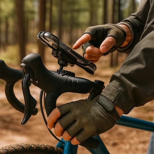 Uchwyt rowerowy na telefon z szybkim wypinaniem | Obrotowy 360° uchwyt na kierownicę | 08CN0019