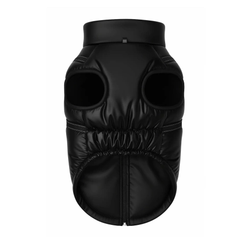 Zimowa kurtka dla psa z wbudowanymi szelkami  M | Ciepłe, wodoodporne  ubranie dla psa |  PET-017M-BK