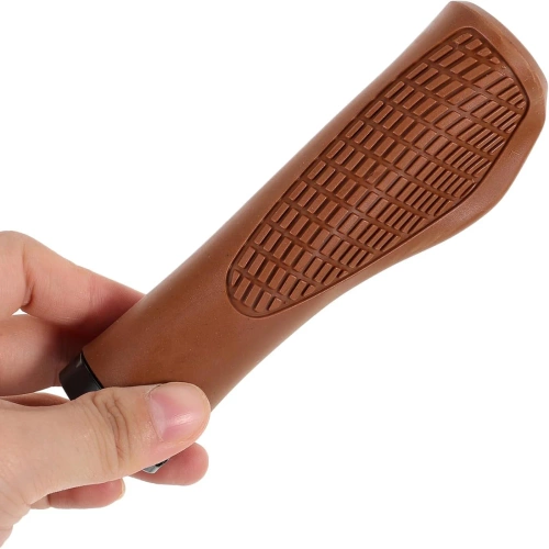 Ergonomiczne chwyty rowerowe 22.2 mm | Antypoślizgowe, amortyzujące, wygodne gripy na kierownicę | FD187-BR