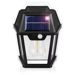 Kinkiet solarny LED | Lampa solarna z czujnikiem zmierzchu i ruchu | Zewnętrzne oświetlenie solarne | TG-TY13502