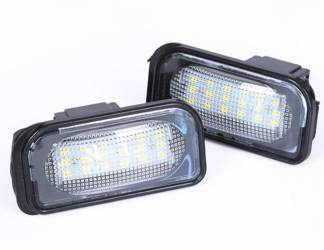 Podświetlenie tablicy rejestracyjnej LED Mercedes: C-klasa W203 Sedan, SL-klasa R230, CLK-Clasa A209 / C209 | LP006S28
