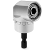 Kątowy adapter do bitów 1/4" | Nasadka do wkrętarki | DLS-105-SILVER