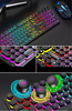 Zestaw gamingowy klawiatura i myszka, podświetlenie LED RGB, USB | TF270