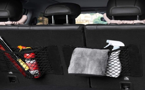 Siatka do bagażnika | Uniwersalny organizer | Kieszeń mocowana na rzep | CWD-60*25CM-B