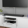 Listwa maskująca do kabli RTV, kanał kablowy, maskownica | Taśma samoprzylepna 3M | 1 metr, 40x20mm, szara | ZXC-20-1M