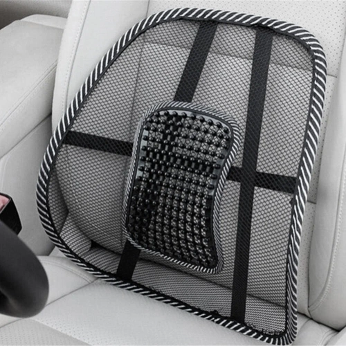 Wspornik pod plecy do samochodu | Ergonomiczna podpórka pod lędźwie | Podpórka pod plecy montowana do krzesła lub fotela | GLY-440-BLACK