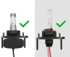 Adapter do mocowania żarówki LED lub żarnika HID | VW Tiguan, Touran, Golf 7, Scirocco, Sharan, Multivan, New Lavida, Lamando | TK-113