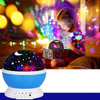 Obrotowy projektor gwiazd STAR LED + Lampka Nocna | NL-01