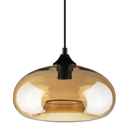 Nowoczesna szklana lampa wisząca | Jasno brązowa | GB-D28-LBR