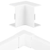Łącznik kątowy wewnętrzny do listwy maskującej 40x20mm | biały | CDT-04