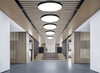 Lampa sufitowa wisząca LED 80W | okrągła pełna | aluminium | CCD niemrugająca | Φ80x6 | LPL-005