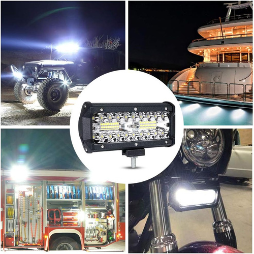 Zestaw dwóch lamp roboczych | Światła Off Road LED 120W 12-30V IP68 Combo CREE | LB-120W-3030