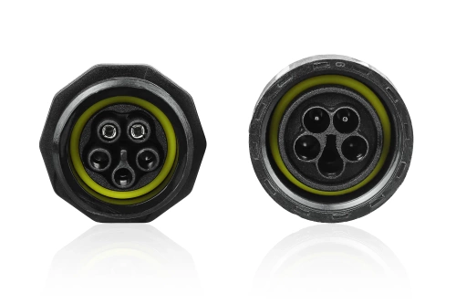 Hermetyczna mufa kablowa IP68 | Złącze śrubowe + szybkozłączka 2-pin 450V 24A do kabli 4–11 mm | M684-C