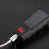 Solarna lampka rowerowa z klaksonem 130 dB | Oświetlenie LED 400 lm | Wodoodporna lampka rowerowa |  QX-LY-17-2 